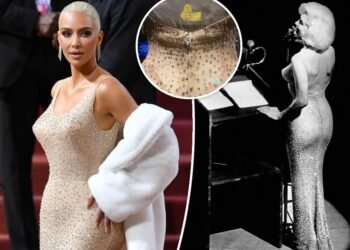 Kim Kardashian reportedly damages Marilyn Monroe’s 1962 gown at Met Gala